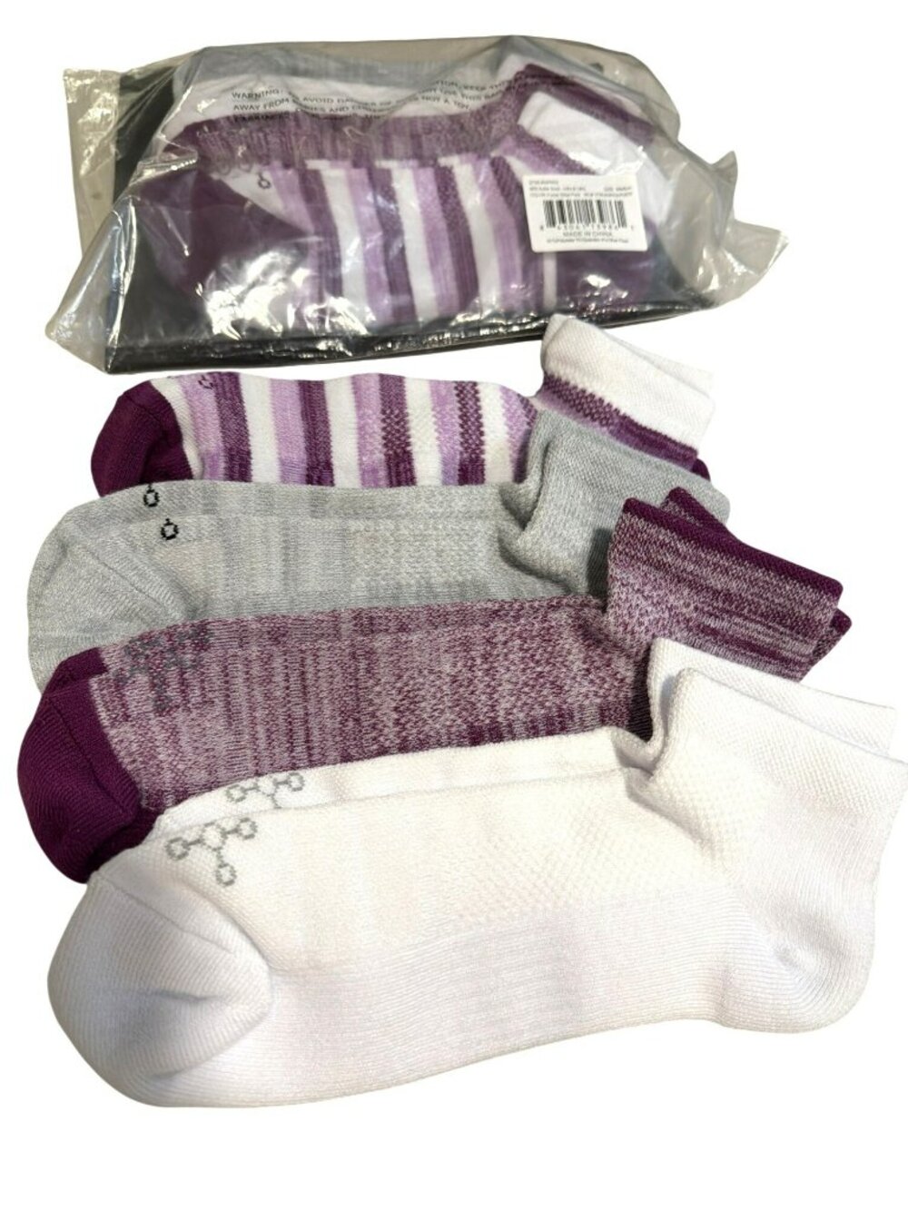 8 Pairs Tommie Copper Size Large Compression Ankle Socks New